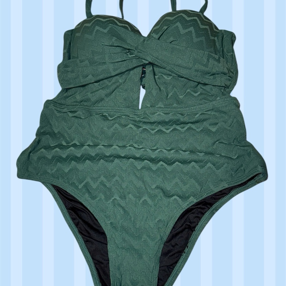Green One Piece Swimsuit